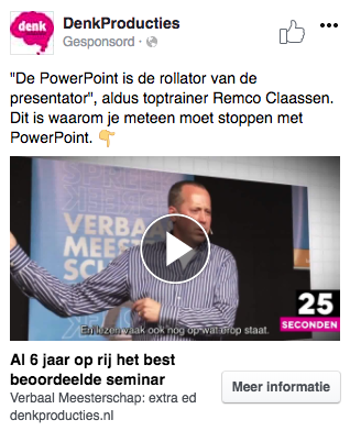 Facebookpost Remco - highest reach