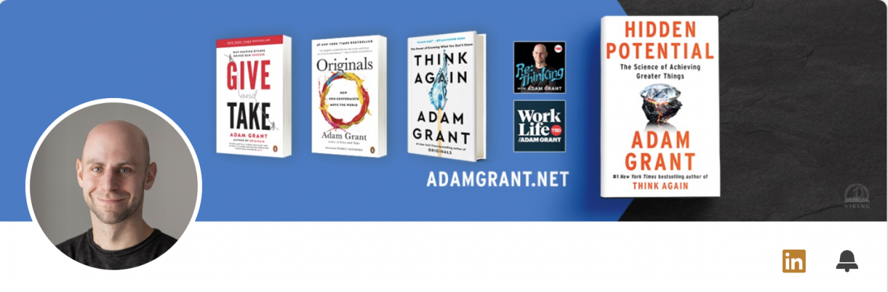 5 prikkelende wijsheden van Adam Grant 
